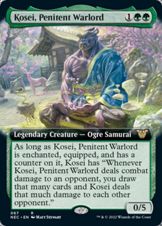 Kosei, Penitent Warlord (Extended) [Kamigawa: Neon Dynasty Commander] - La Boîte Mystère ( The Mystery Box)