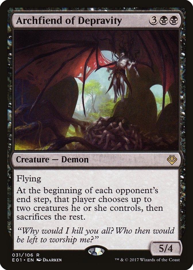 Archfiend of Depravity [Archenemy: Nicol Bolas] - La Boîte Mystère ( The Mystery Box)
