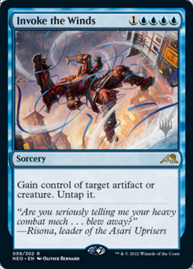 Invoke the Winds (Promo Pack) [Kamigawa: Neon Dynasty Promos] - La Boîte Mystère ( The Mystery Box)