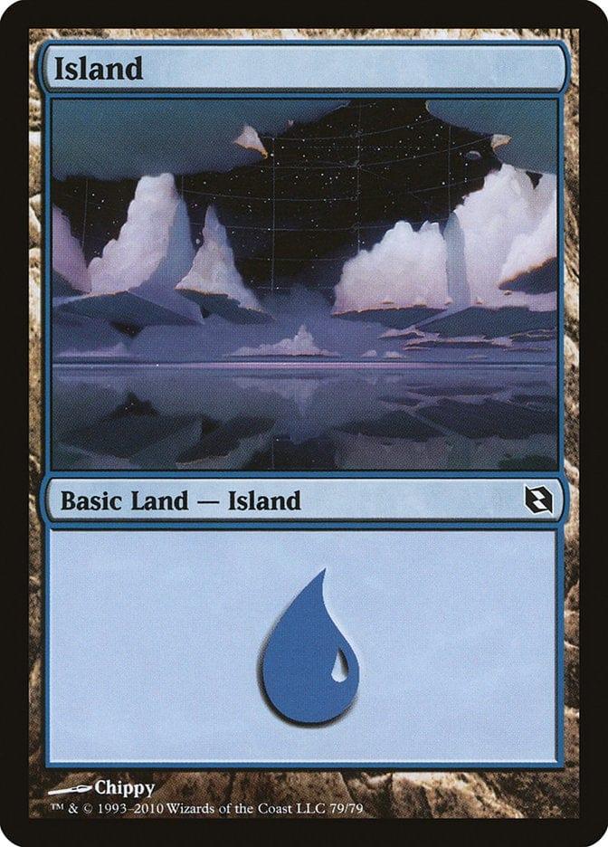 Island (79) [Duel Decks: Elspeth vs. Tezzeret] - La Boîte Mystère ( The Mystery Box)