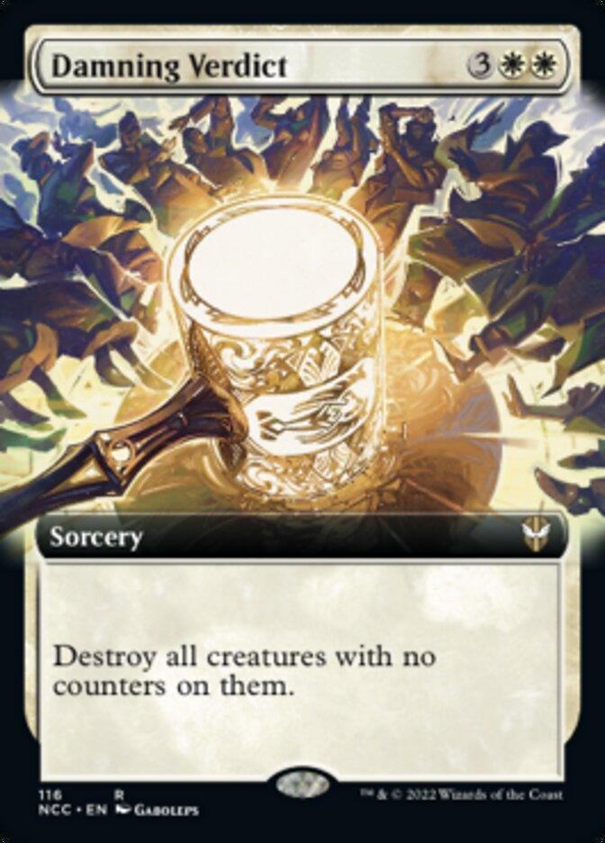 Damning Verdict (Extended Art) [Streets of New Capenna Commander] - La Boîte Mystère ( The Mystery Box)
