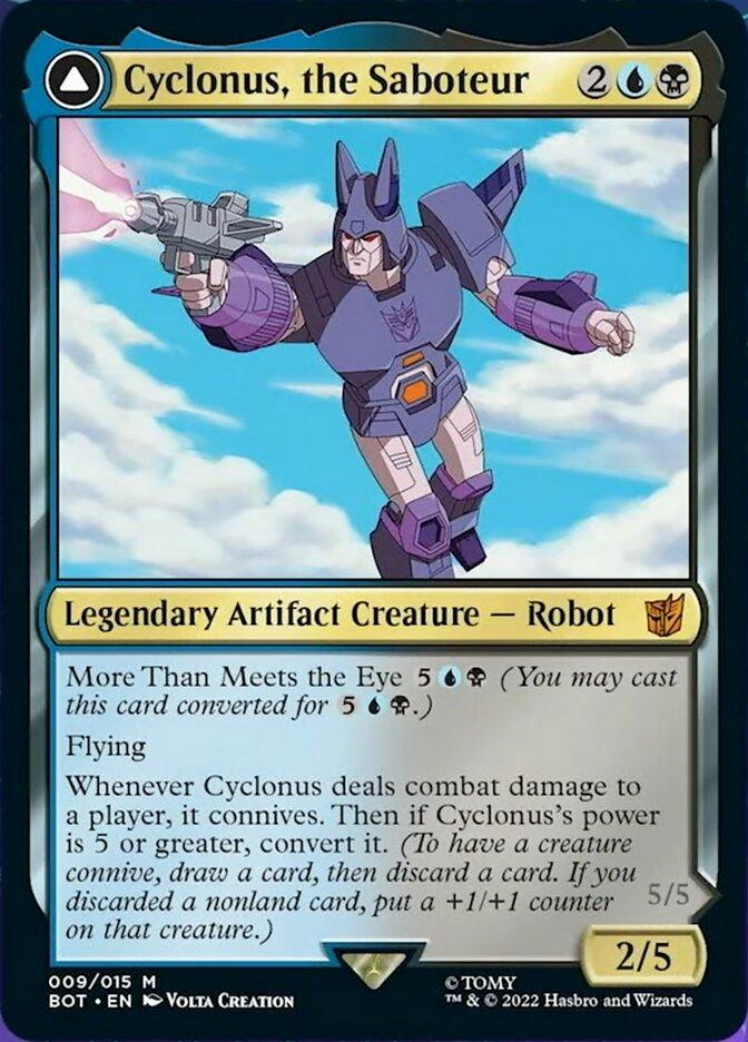 Cyclonus, the Saboteur // Cyclonus, Cybertronian Fighter [Universes Beyond: Transformers] - La Boîte Mystère ( The Mystery Box)