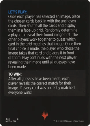 Cyber Simulacrum (Magic Minigame) [Kamigawa: Neon Dynasty Minigame] - La Boîte Mystère ( The Mystery Box)