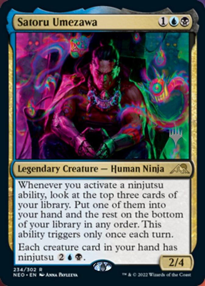 Satoru Umezawa (Promo Pack) [Kamigawa: Neon Dynasty Promos] - La Boîte Mystère ( The Mystery Box)