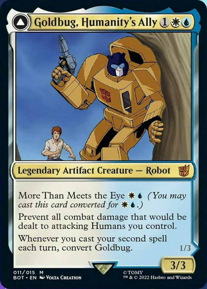 Goldbug, Humanity's Ally // Goldbug, Scrappy Scout [Universes Beyond: Transformers] - La Boîte Mystère ( The Mystery Box)