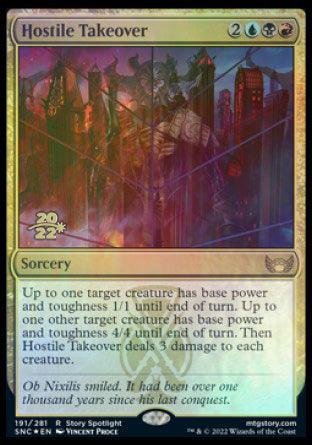 Hostile Takeover [Streets of New Capenna Prerelease Promos] - La Boîte Mystère ( The Mystery Box)
