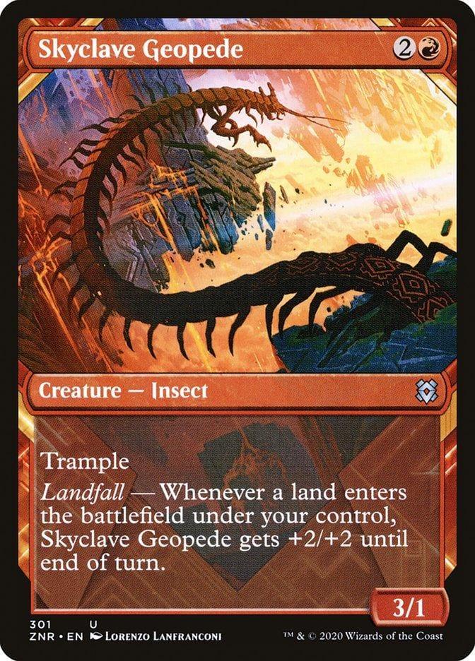 Skyclave Geopede (Showcase) [Zendikar Rising Extended Art] - La Boîte Mystère ( The Mystery Box)