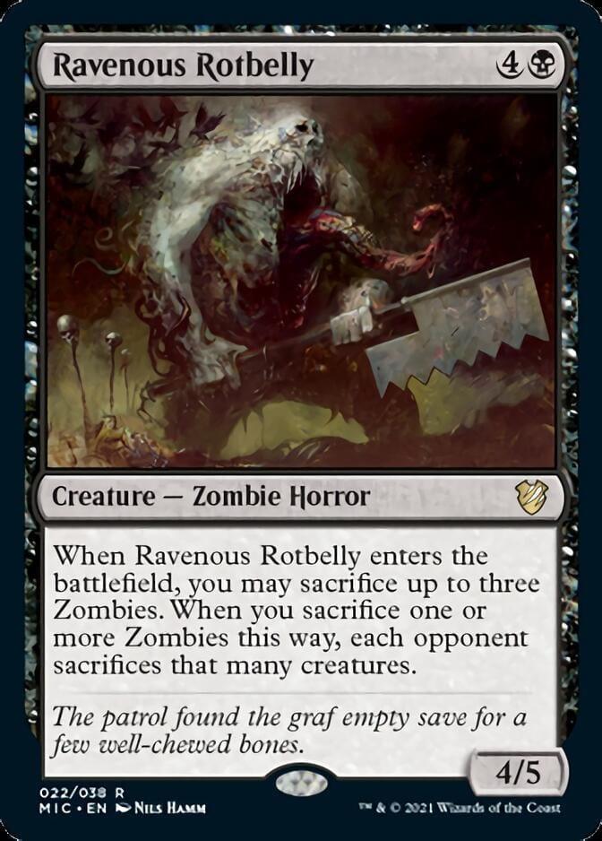 Ravenous Rotbelly [Innistrad: Midnight Hunt Commander] - La Boîte Mystère ( The Mystery Box)