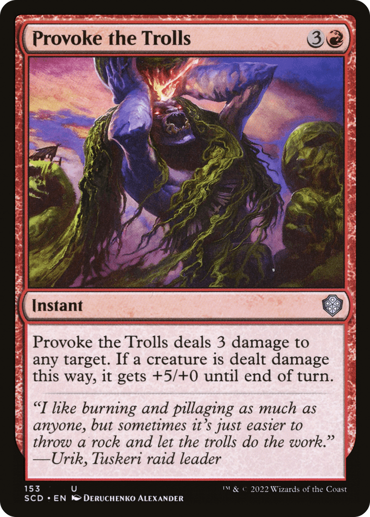Provoke the Trolls [Starter Commander Decks] - La Boîte Mystère ( The Mystery Box)