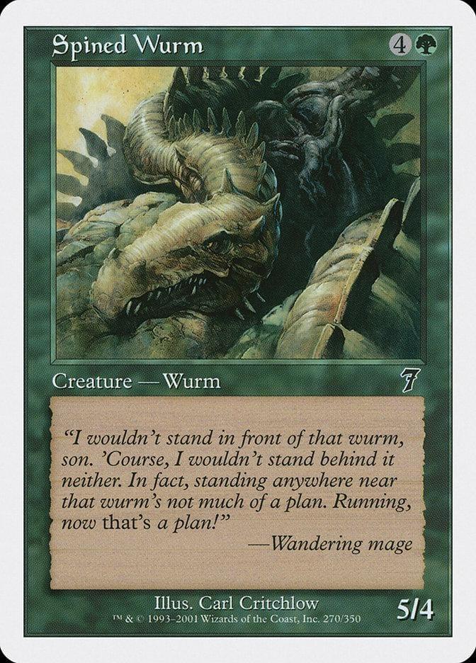Spined Wurm [Seventh Edition] - La Boîte Mystère ( The Mystery Box)