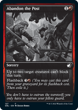 Abandon the Post [Innistrad: Double Feature] - La Boîte Mystère ( The Mystery Box)