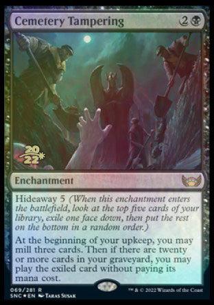 Cemetery Tampering [Streets of New Capenna Prerelease Promos] - La Boîte Mystère ( The Mystery Box)