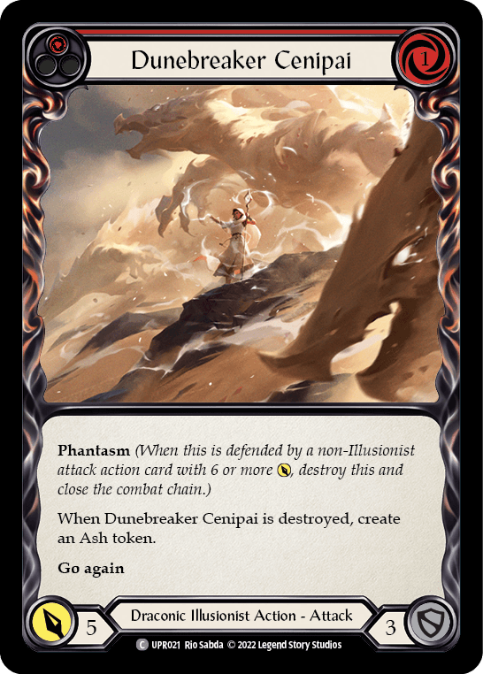 Dunebreaker Cenipai (Red) [UPR021] (Uprising) Rainbow Foil - La Boîte Mystère ( The Mystery Box)
