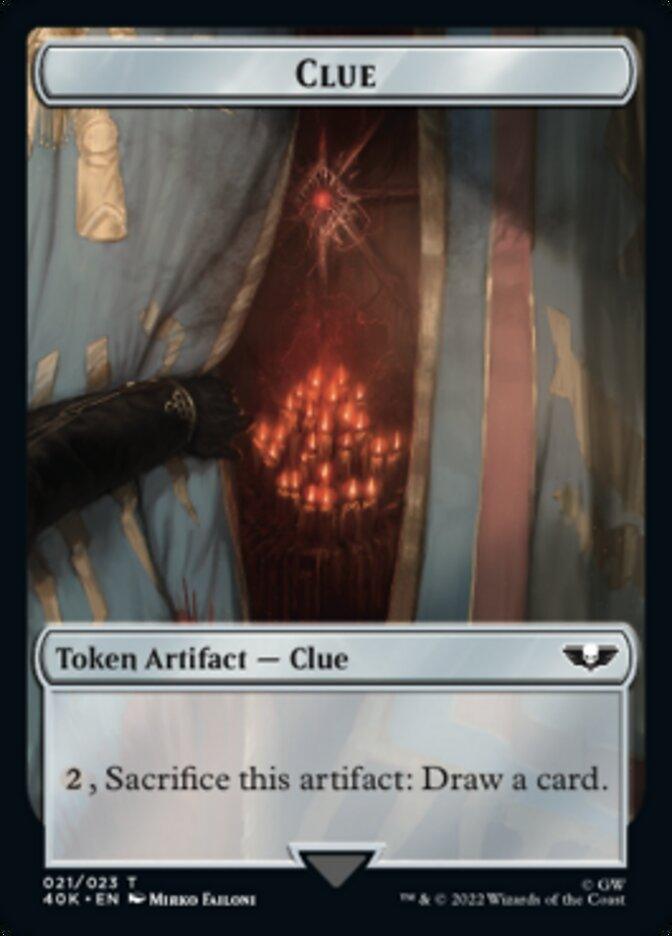 Astartes Warrior (001) // Clue Double-sided Token [Universes Beyond: Warhammer 40,000 Tokens] - La Boîte Mystère ( The Mystery Box)