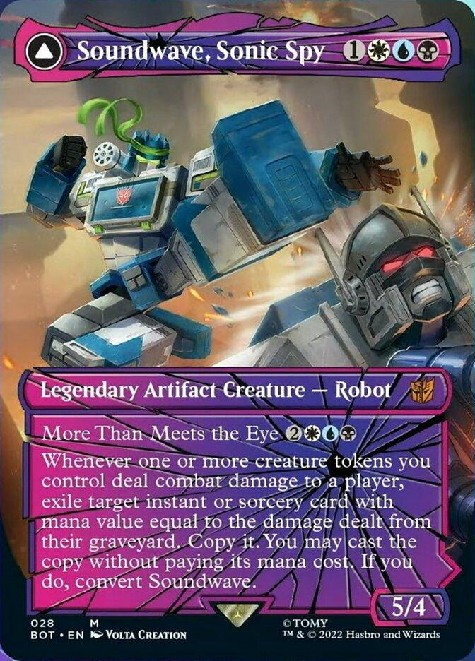 Soundwave, Sonic Spy // Soundwave, Superior Captain (Shattered Glass) [Universes Beyond: Transformers] - La Boîte Mystère ( The Mystery Box)