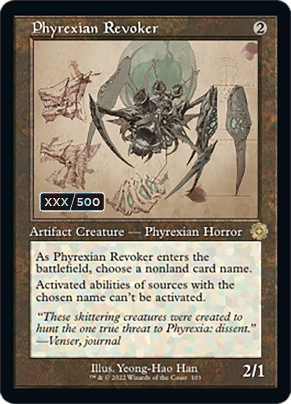 Phyrexian Revoker (Retro Schematic) (Serial Numbered) [The Brothers' War Retro Artifacts] - La Boîte Mystère ( The Mystery Box)