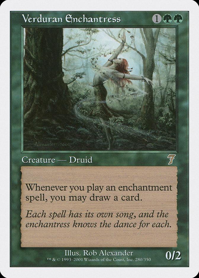 Verduran Enchantress [Seventh Edition] - La Boîte Mystère ( The Mystery Box)