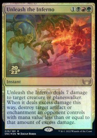 Unleash the Inferno [Streets of New Capenna Prerelease Promos] - La Boîte Mystère ( The Mystery Box)