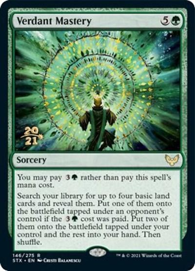 Verdant Mastery [Strixhaven: School of Mages Prerelease Promos] - La Boîte Mystère ( The Mystery Box)
