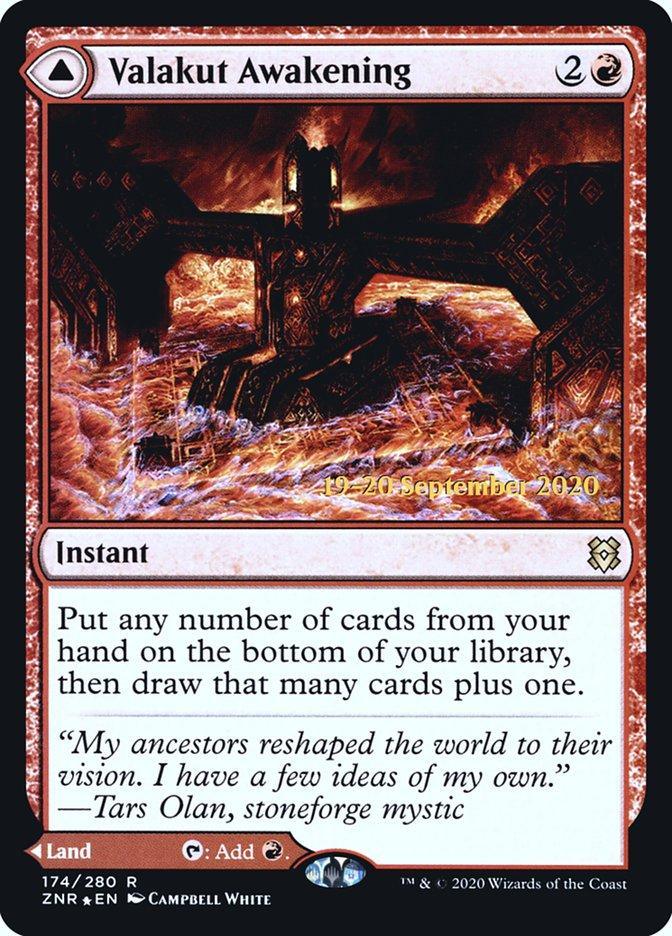 Valakut Awakening // Valakut Stoneforge [Zendikar Rising Prerelease Promos] - La Boîte Mystère ( The Mystery Box)