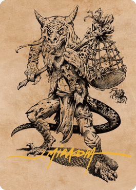 Taunting Kobold Art Card (Gold-Stamped Signature) [Commander Legends: Battle for Baldur's Gate Art Series] - La Boîte Mystère ( The Mystery Box)