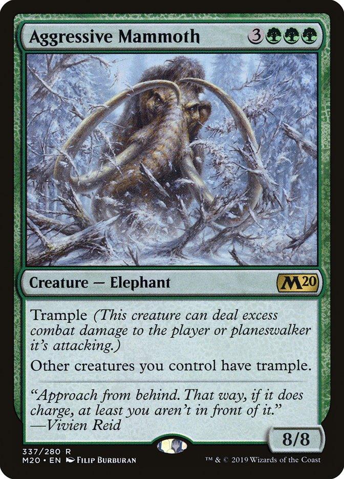 Aggressive Mammoth [Core Set 2020] - La Boîte Mystère ( The Mystery Box)