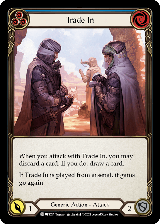 Trade In (Blue) [UPR214] (Uprising) Rainbow Foil - La Boîte Mystère ( The Mystery Box)