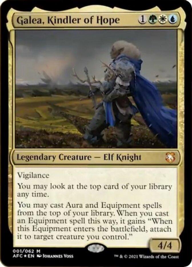 Galea, Kindler of Hope (Display Commander) [Dungeons & Dragons: Adventures in the Forgotten Realms Commander] - La Boîte Mystère ( The Mystery Box)
