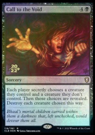 Call to the Void [Commander Legends: Battle for Baldur's Gate Prerelease Promos] - La Boîte Mystère ( The Mystery Box)