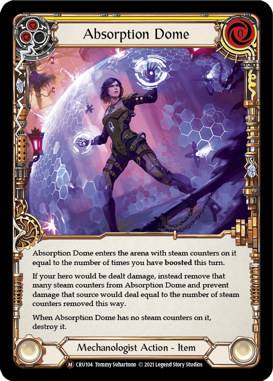 Flesh And Blood Flesh And Blood Single Absorption Dome [U-CRU104-RF] Unlimited Rainbow Foil