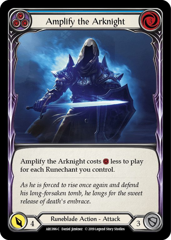 Flesh And Blood Flesh And Blood Single Amplify the Arknight (Blue) [ARC096-C] 1st Edition Normal