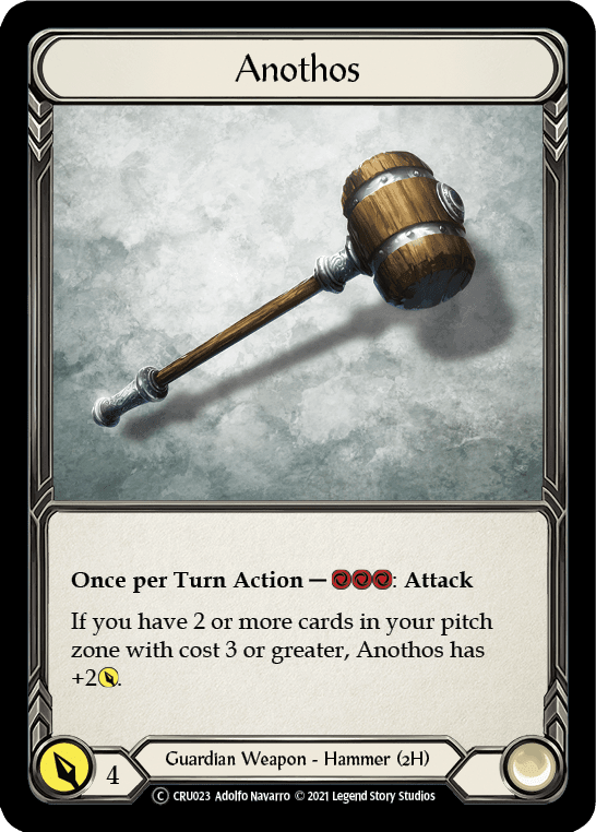 Flesh And Blood Flesh And Blood Single Anothos [U-CRU023-RF] Unlimited Rainbow Foil