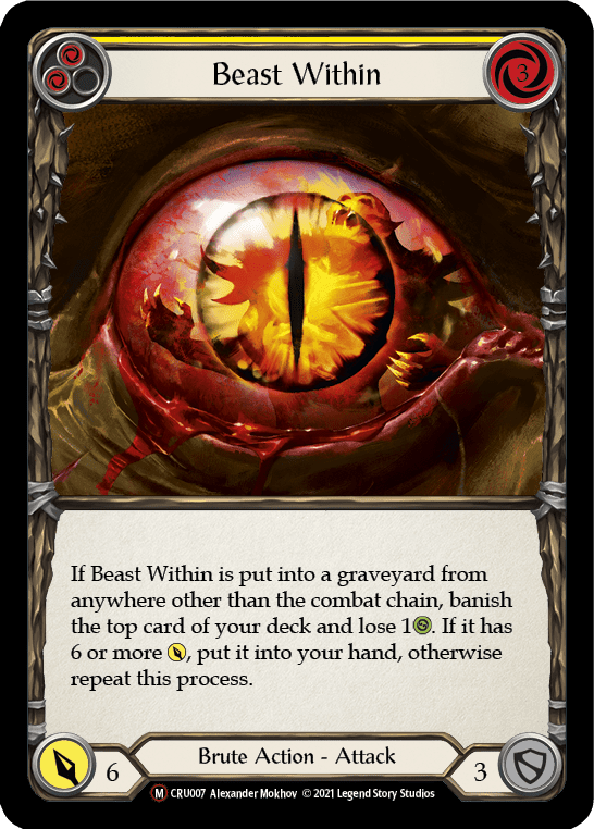 Flesh And Blood Flesh And Blood Single Beast Within [U-CRU007] Unlimited Normal