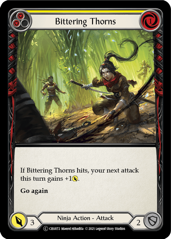 Flesh And Blood Flesh And Blood Single Bittering Thorns [U-CRU072-RF] Unlimited Rainbow Foil