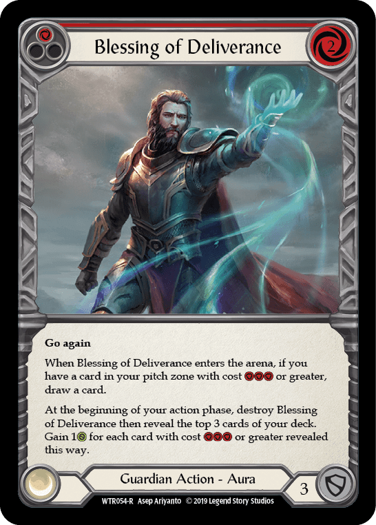 Flesh And Blood Flesh And Blood Single Blessing of Deliverance (Red) [WTR054-R] Alpha Print Rainbow Foil