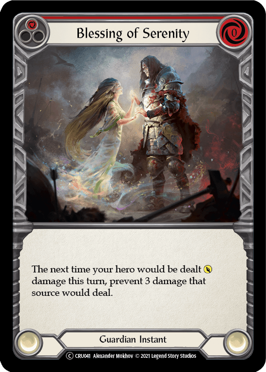 Flesh And Blood Flesh And Blood Single Blessing of Serenity (Red) [U-CRU041] Unlimited Normal