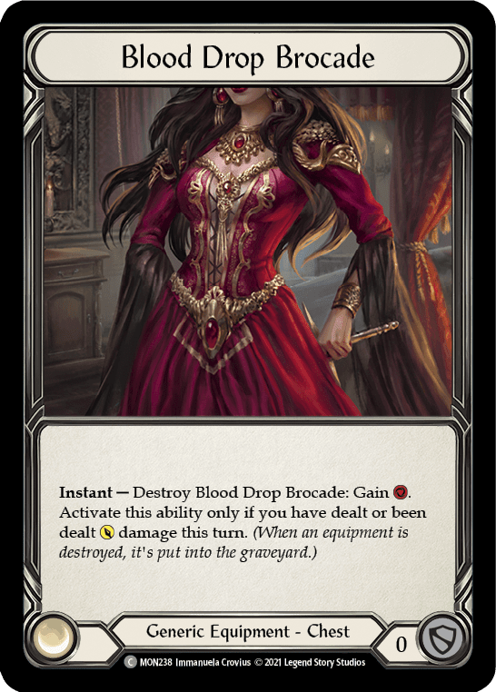Flesh And Blood Flesh And Blood Single Blood Drop Brocade [MON238] 1st Edition Normal