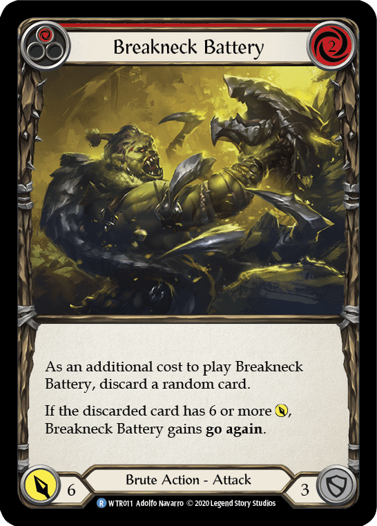 Flesh And Blood Flesh And Blood Single Breakneck Battery (Red) [U-WTR011] Unlimited Normal