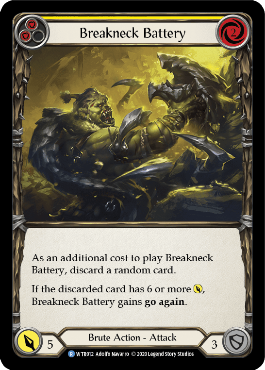 Flesh And Blood Flesh And Blood Single Breakneck Battery (Yellow) [U-WTR012] Unlimited Normal