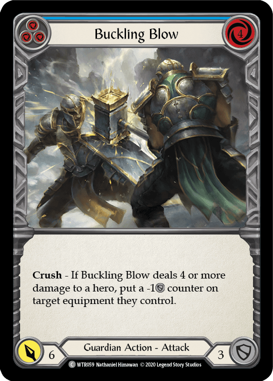 Flesh And Blood Flesh And Blood Single Buckling Blow (Blue) [U-WTR059] Unlimited Normal