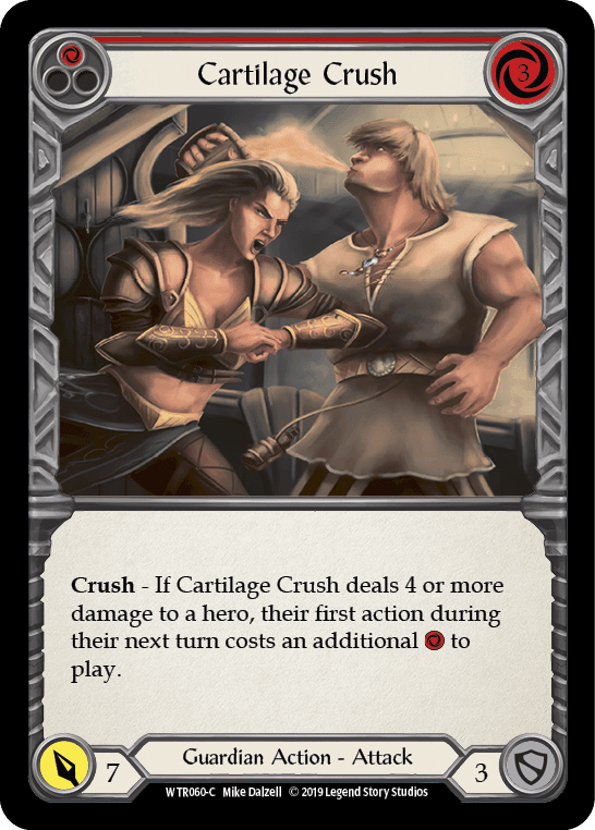 Flesh And Blood Flesh And Blood Single Cartilage Crush (Red) [WTR060-C] Alpha Print Normal
