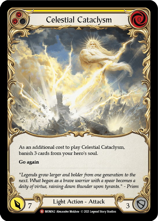 Flesh And Blood Flesh And Blood Single Celestial Cataclysm [MON062] 1st Edition Normal