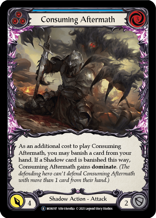 Flesh And Blood Flesh And Blood Single Consuming Aftermath (Blue) [U-MON197-RF] Unlimited Rainbow Foil