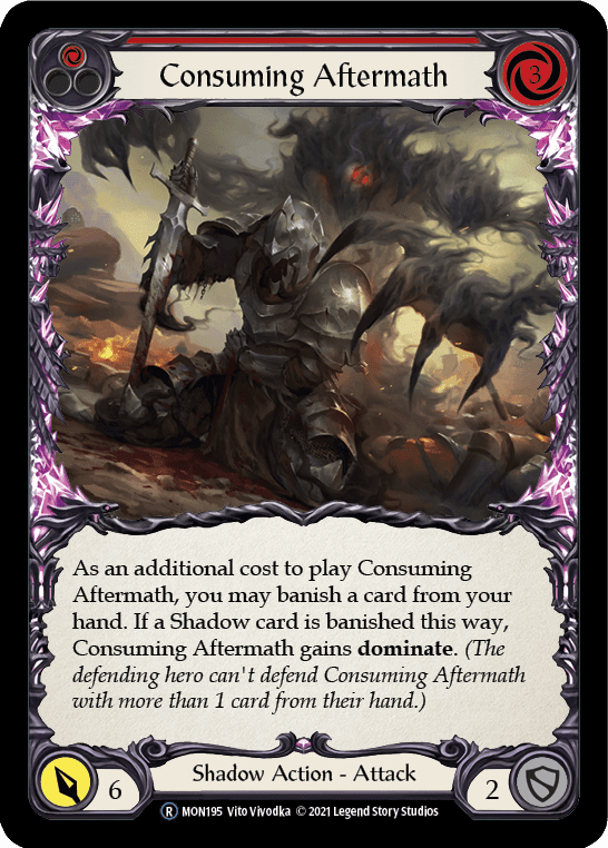Flesh And Blood Flesh And Blood Single Consuming Aftermath (Red) [U-MON195-RF] Unlimited Rainbow Foil