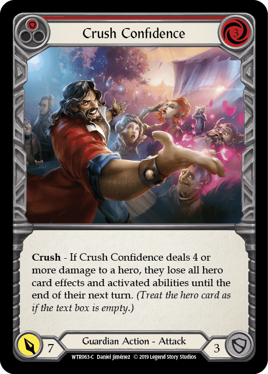 Flesh And Blood Flesh And Blood Single Crush Confidence (Red) [WTR063-C] Alpha Print Rainbow Foil