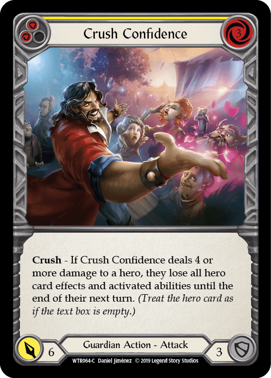 Flesh And Blood Flesh And Blood Single Crush Confidence (Yellow) [WTR064-C] Alpha Print Normal