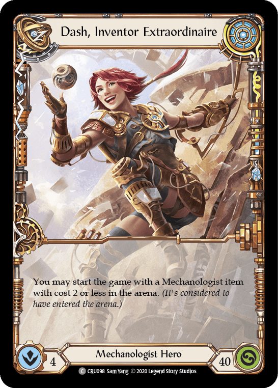 Flesh And Blood Flesh And Blood Single Dash, Inventor Extraordinaire [CRU098] 1st Edition Normal