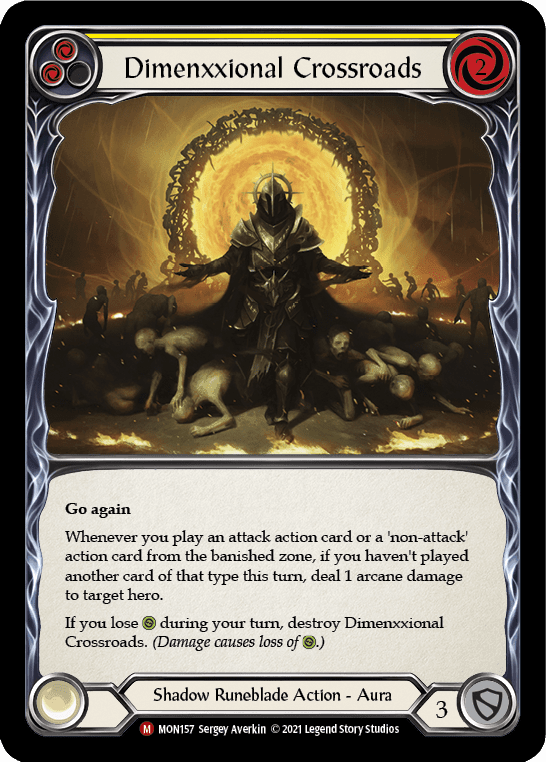 Flesh And Blood Flesh And Blood Single Dimenxxional Crossroads [MON157] 1st Edition Normal
