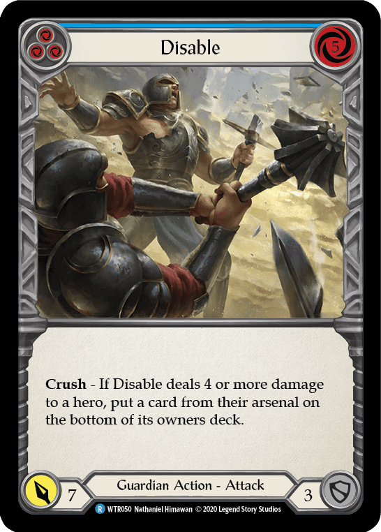 Flesh And Blood Flesh And Blood Single Disable (Blue) [U-WTR050] Unlimited Normal