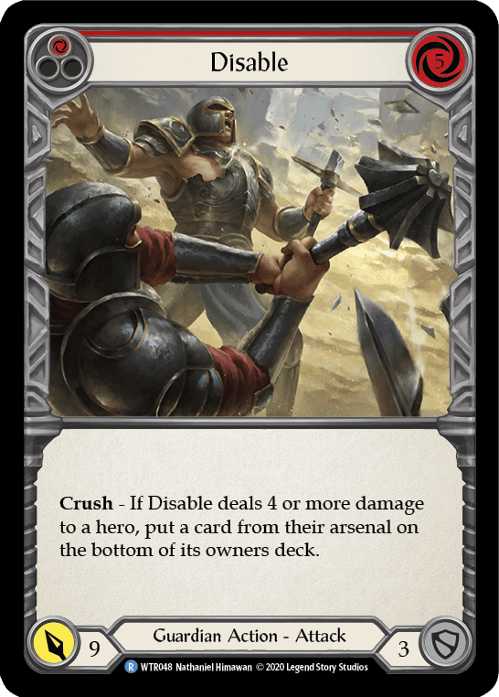 Flesh And Blood Flesh And Blood Single Disable (Red) [U-WTR048] Unlimited Normal